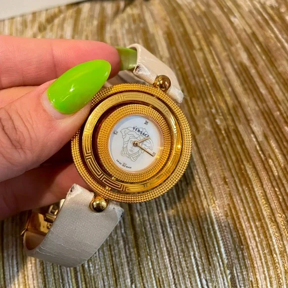 Versace  Ladies Watch Authentic V-Code Lady Watch Gold,Silver | VERSACE US main image 2